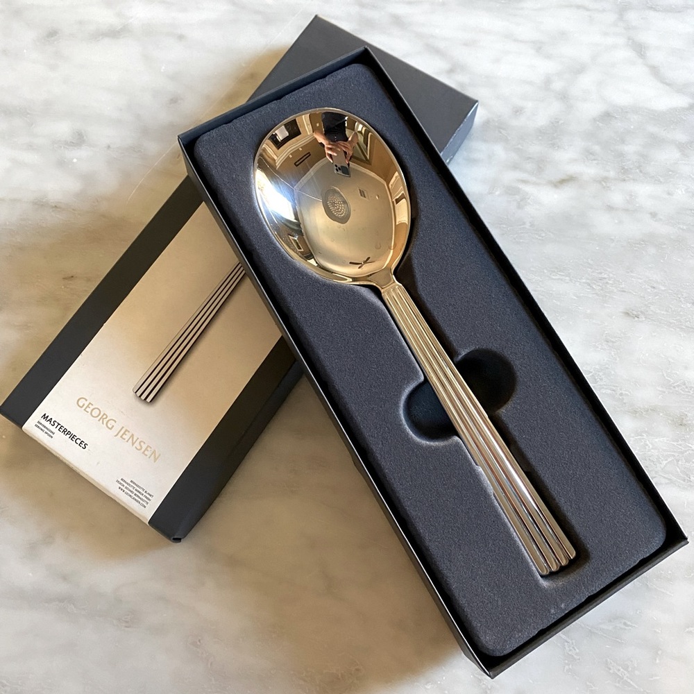 GEORG JENSEN Bernadotte serving spoon